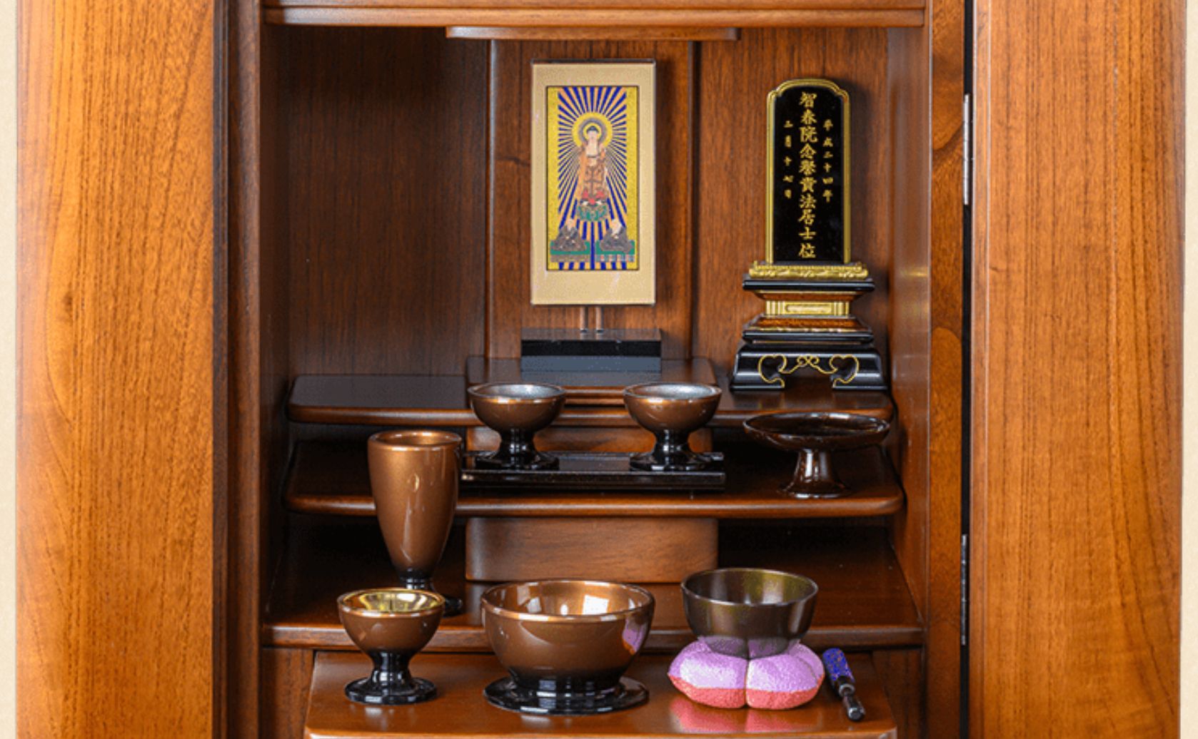 はじめてのお仏壇セット」の内容